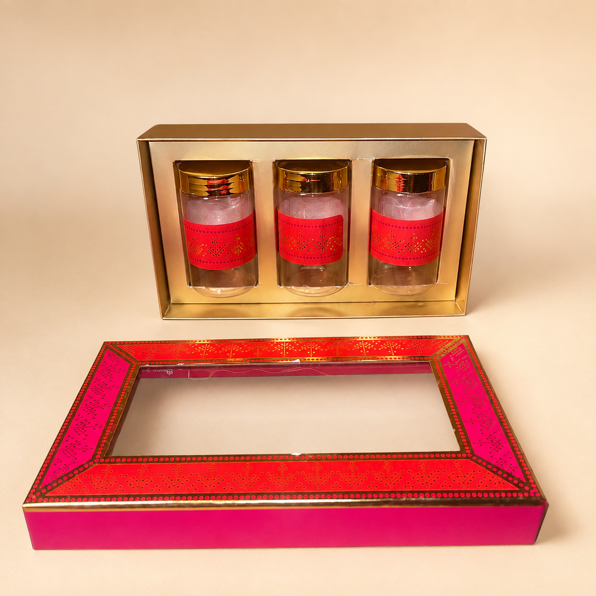 Elegant Trio Jar Box