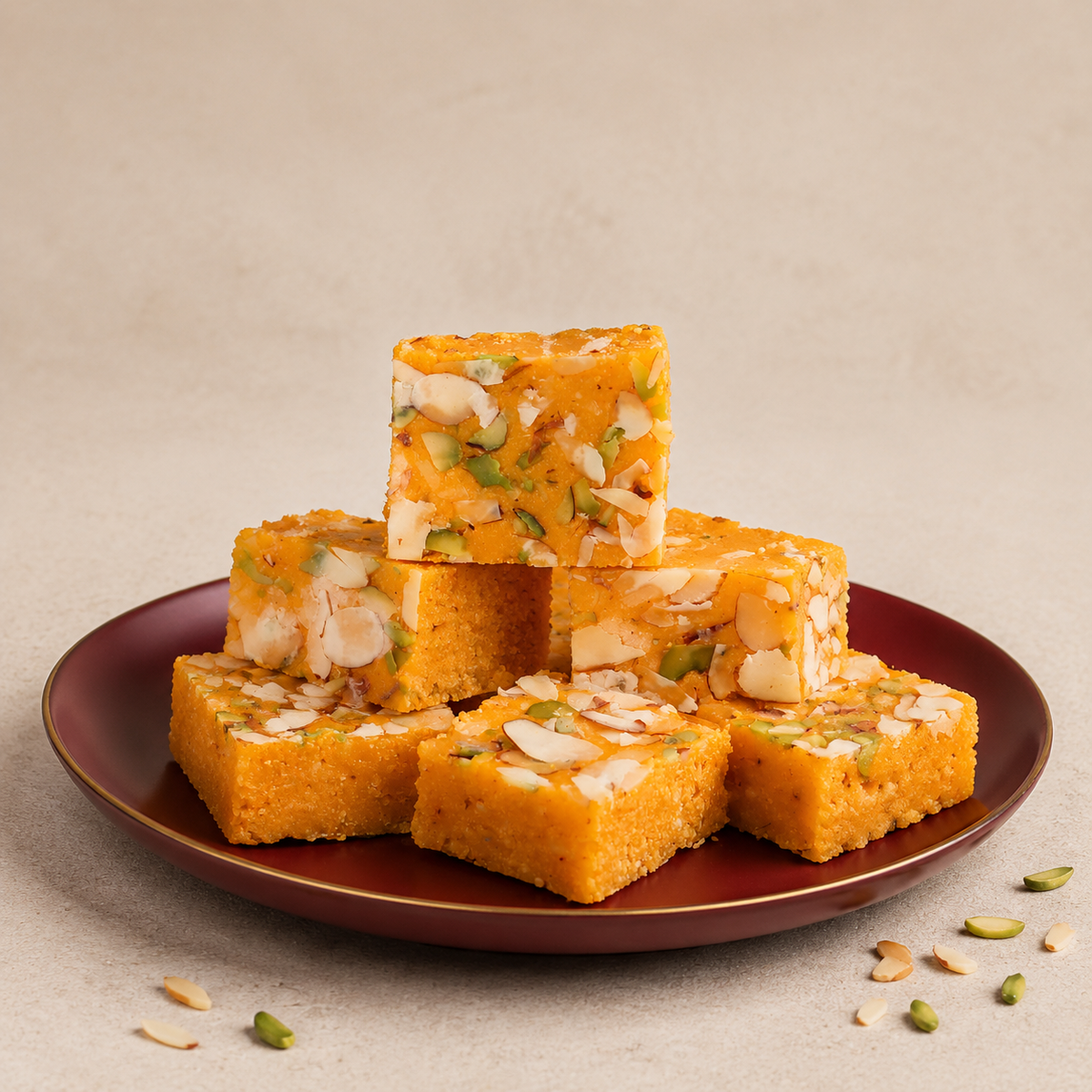 Kesar Elaichi Barfi