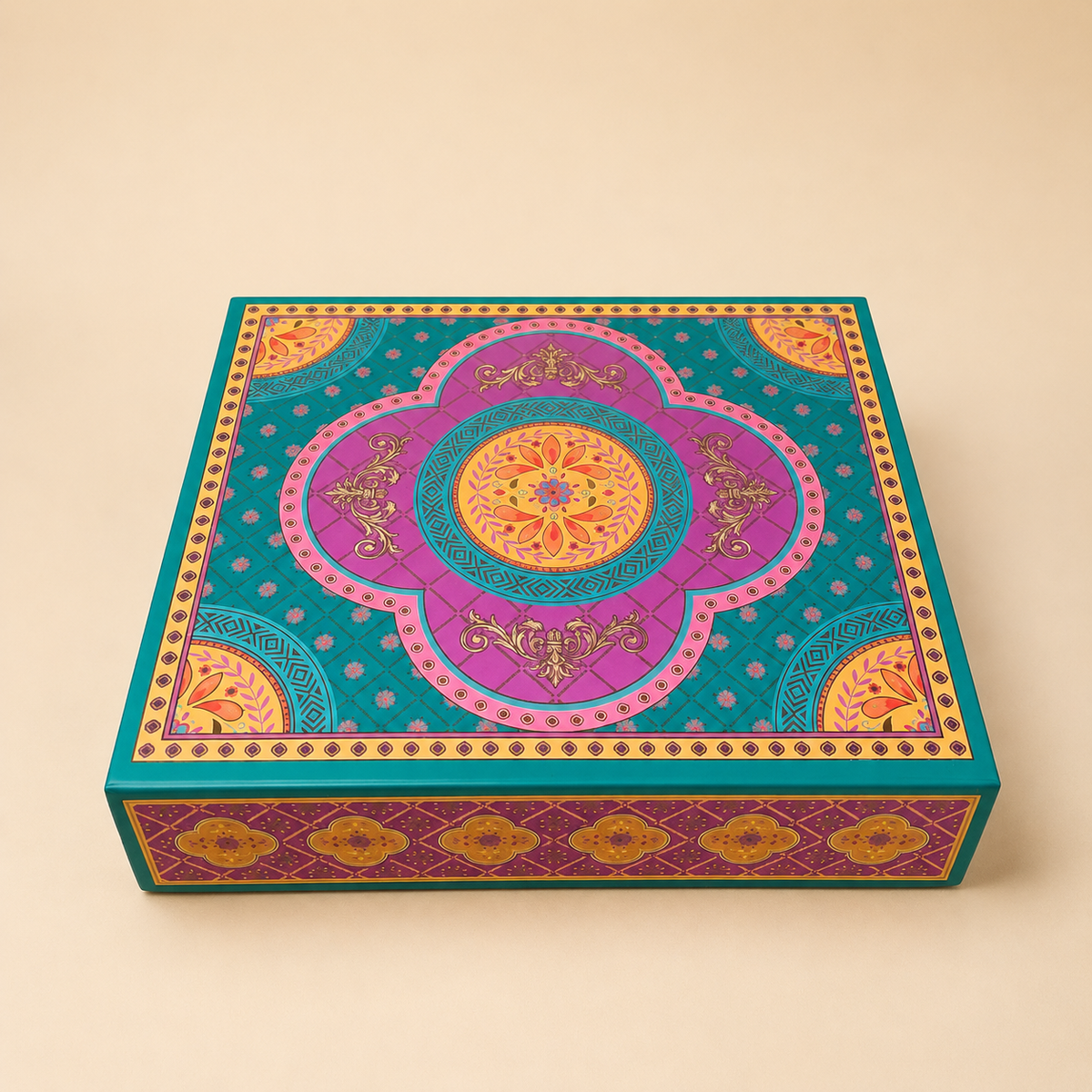 Turquoise Ornamental Gift Box