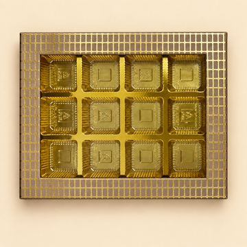 The Pearl Edit (Golden) | 12 Cavity Box