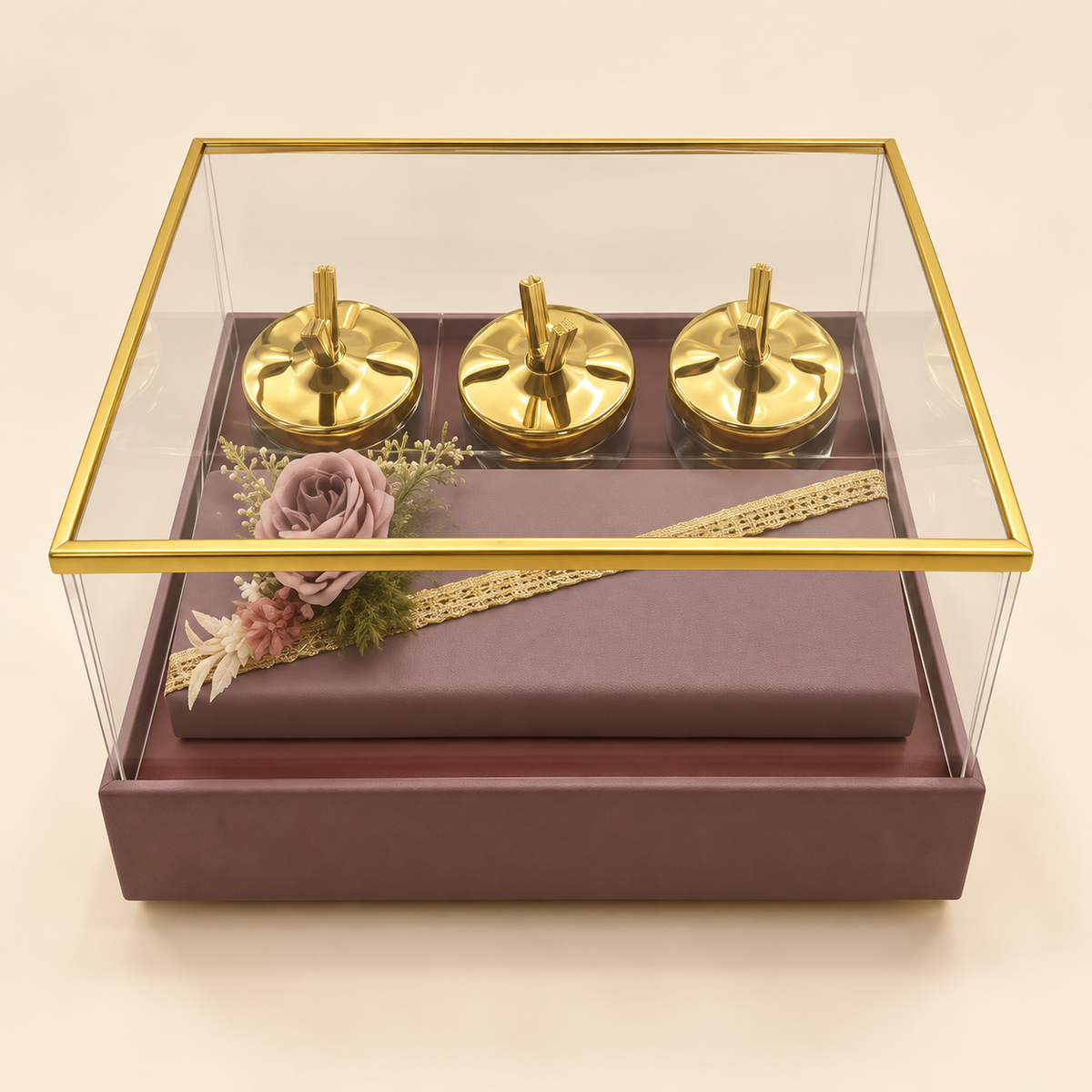 Mauve Hamper