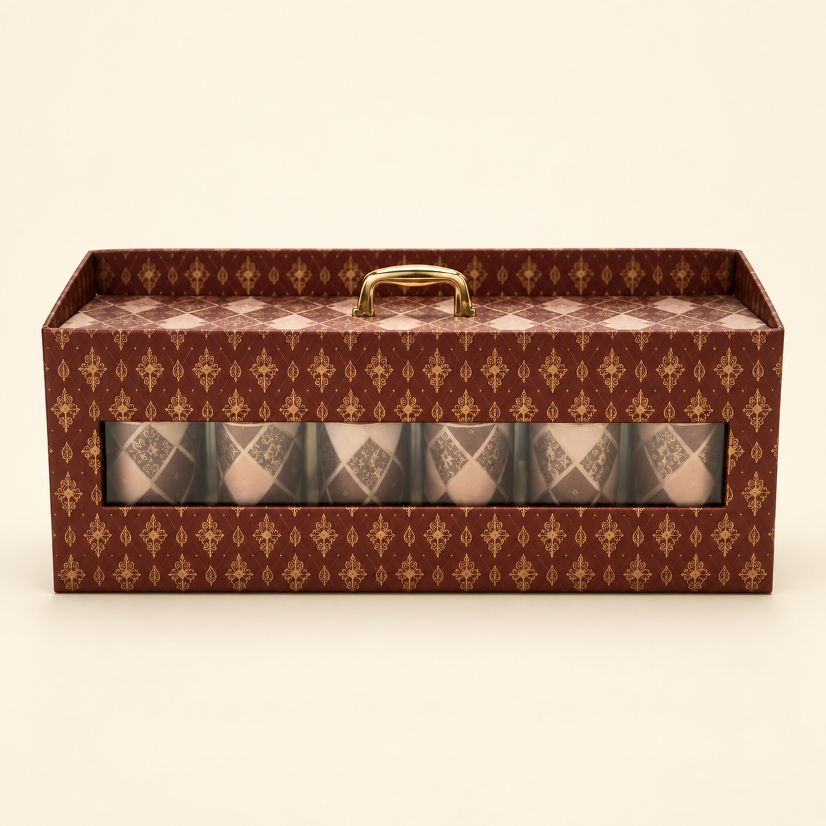 Maroon Gift Carrier