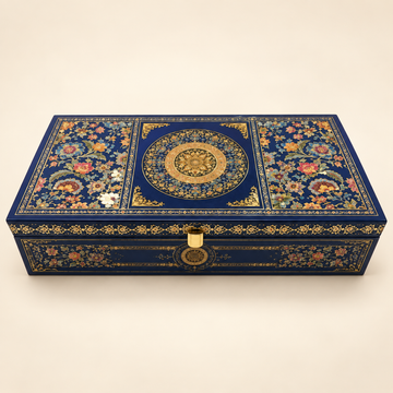 Ornate Navy Gift Chest