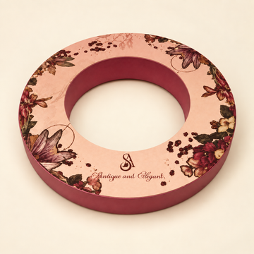 Antique Blush Pink Ring Box
