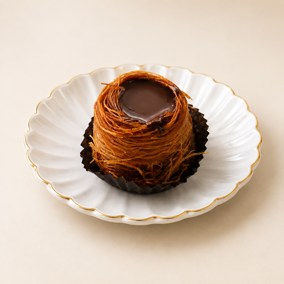 Premium Kunafa Nest | Nutella Hazelnut , Vanilla
