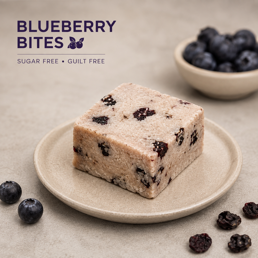 Sugar Free Blueberry Bite