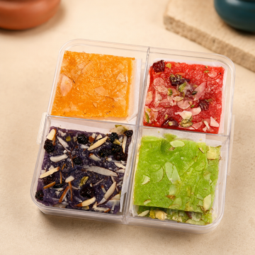 Assorted Jelly Ice Halwa - (Kiwi, Cranberry, Blackberry, Orange) -250g