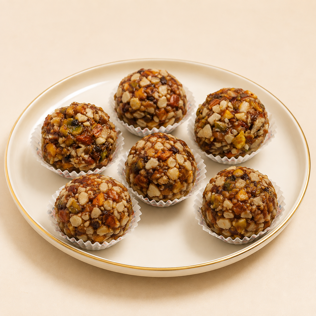 Sugar Free Gulkand DryFruit Laddu