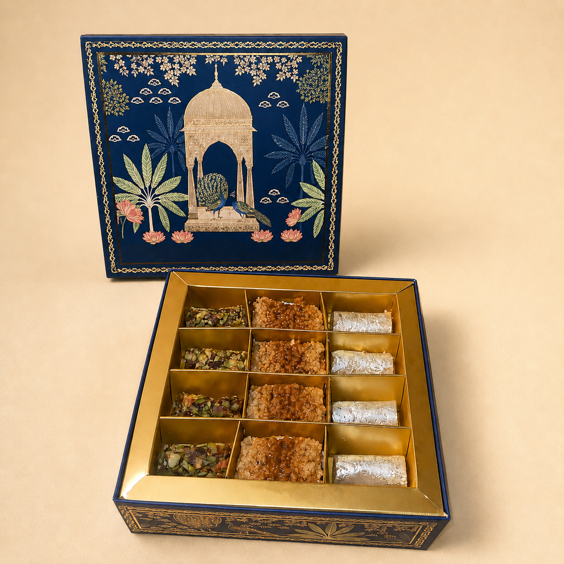 Ornate Navy Gift Box