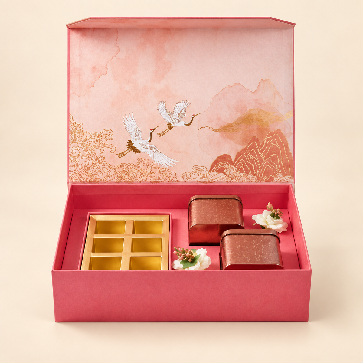 Magenta Botanical Gift Box