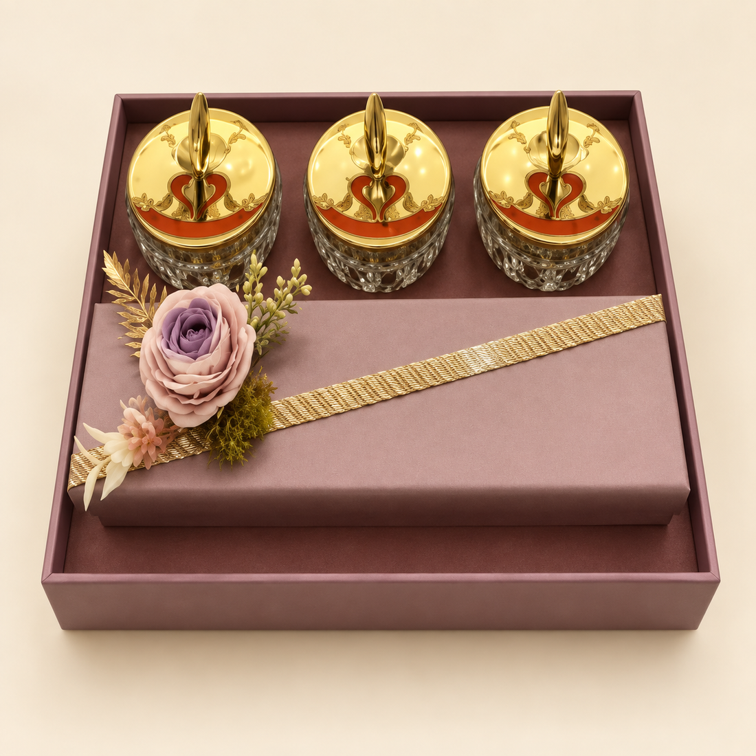 Mauve Hamper