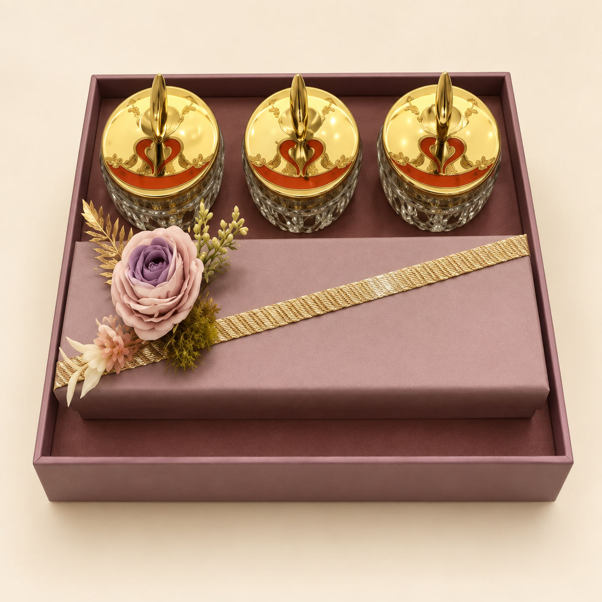 Mauve Hamper