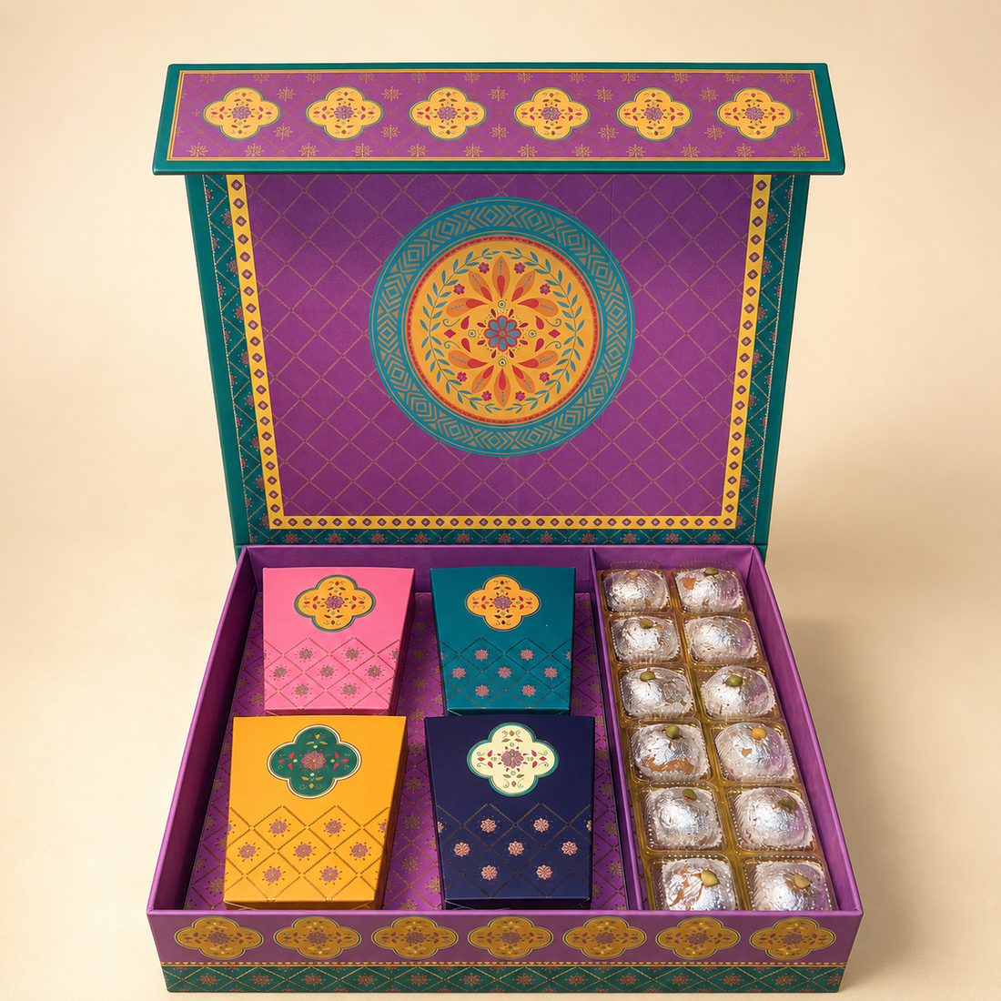 Turquoise Ornamental Gift Box