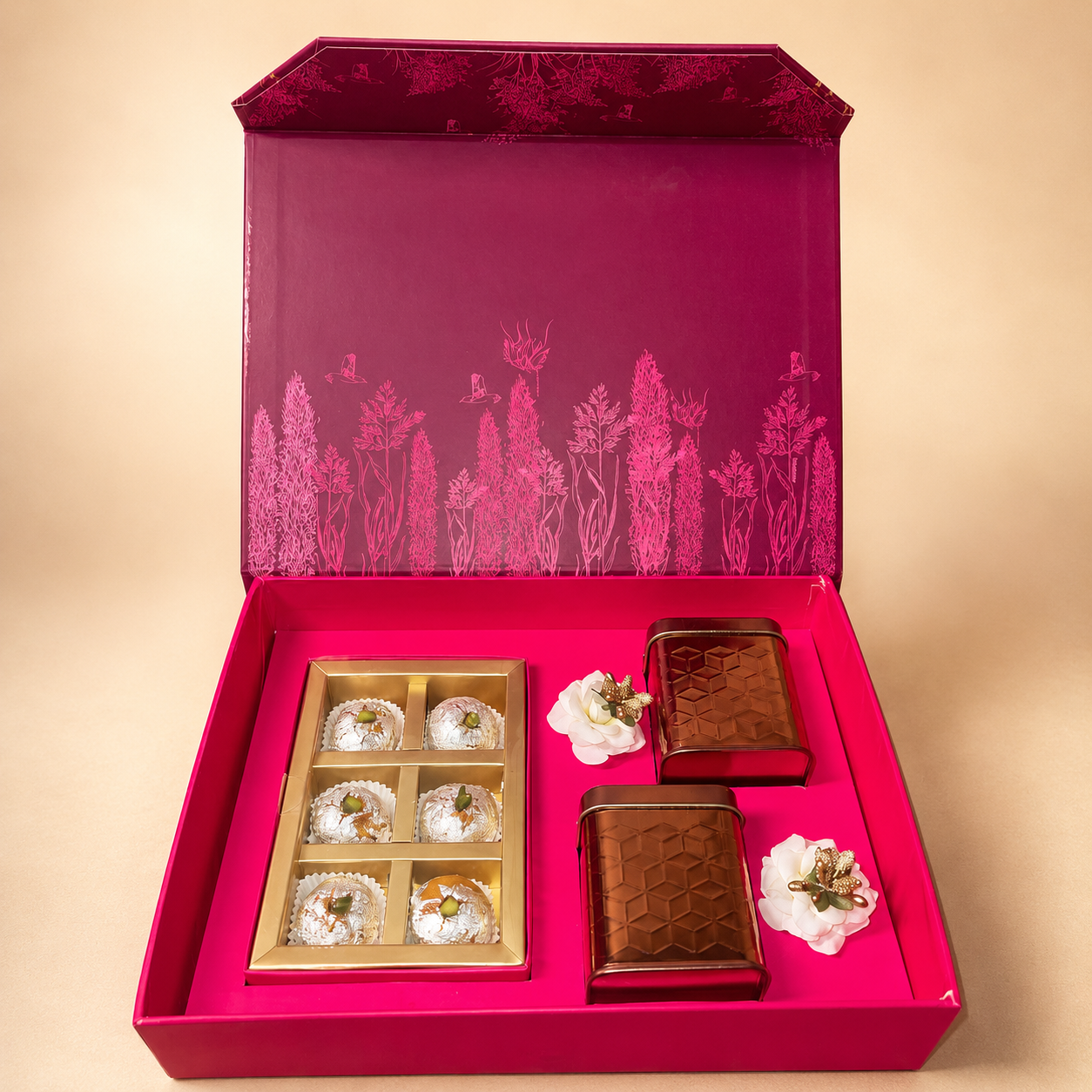 Magenta Botanical Gift Box