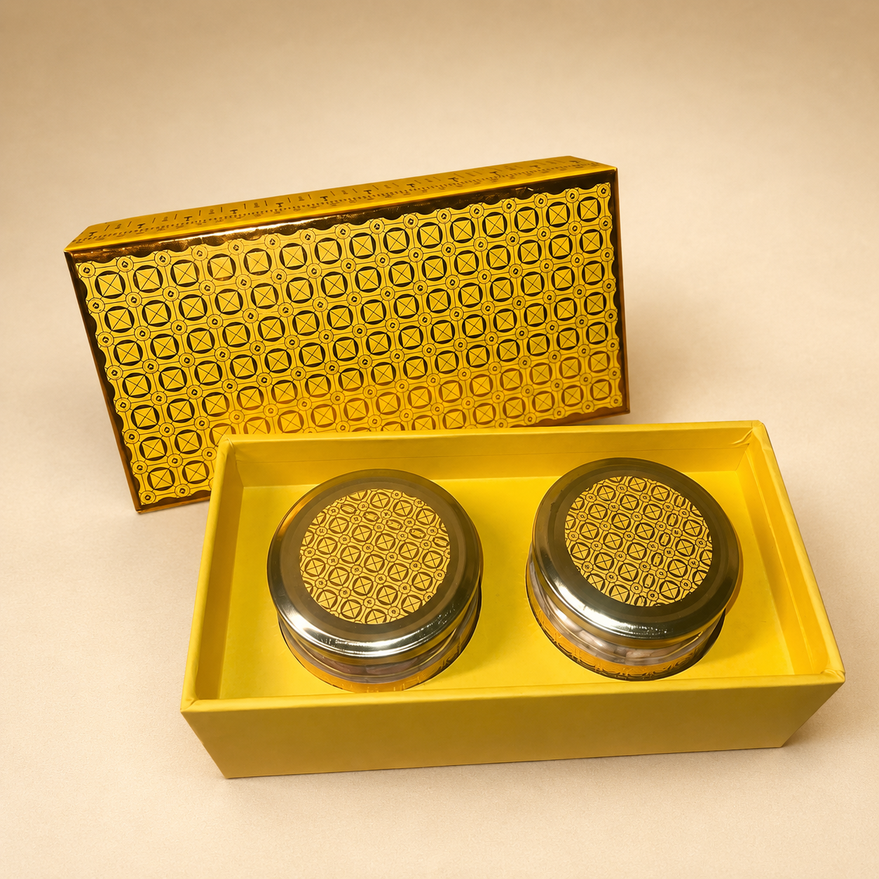 Golden Lattice Gift Box