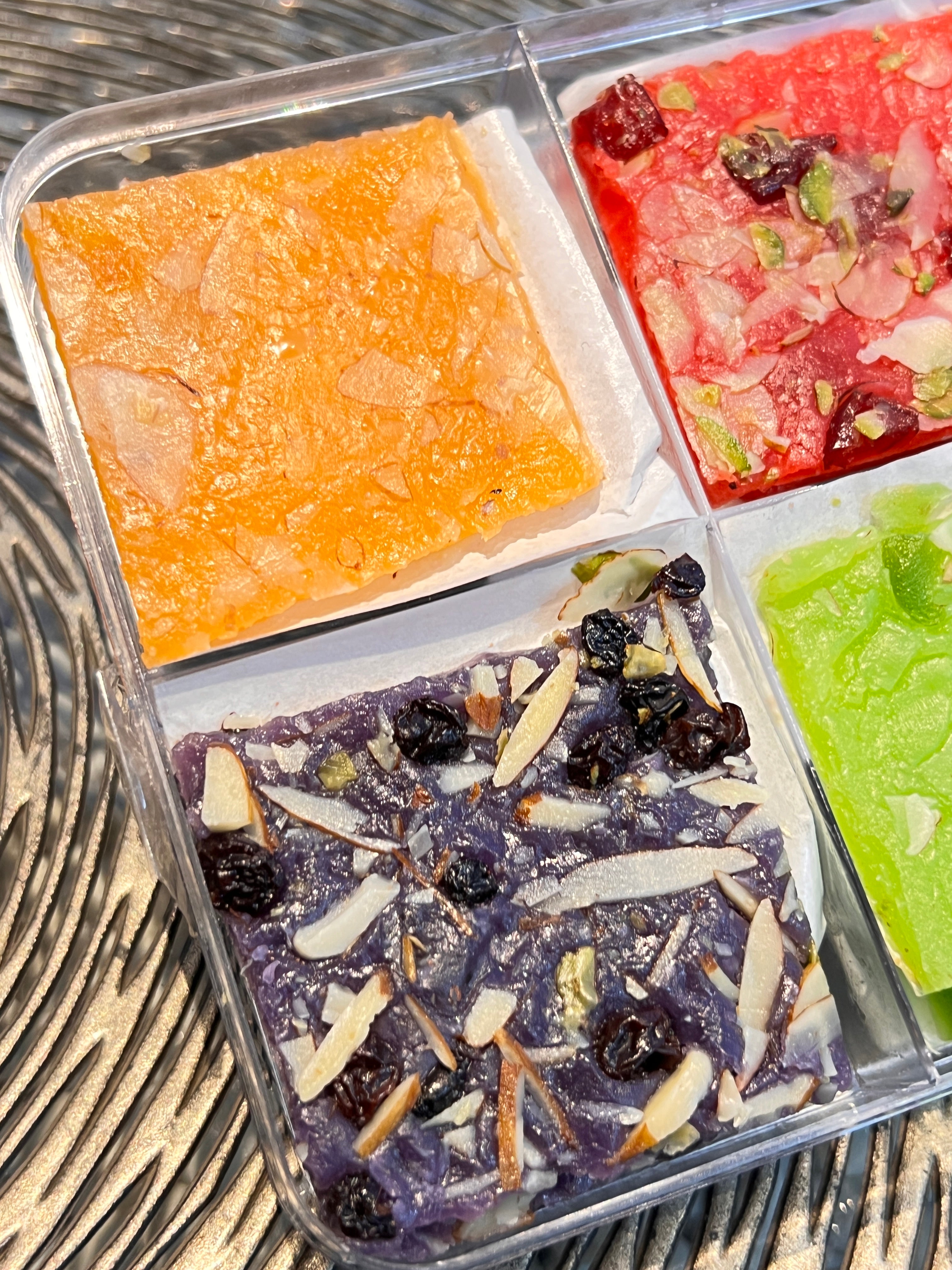Assorted Jelly Ice Halva - (Kiwi, Cranberry, Blackberry, Orange) -250g