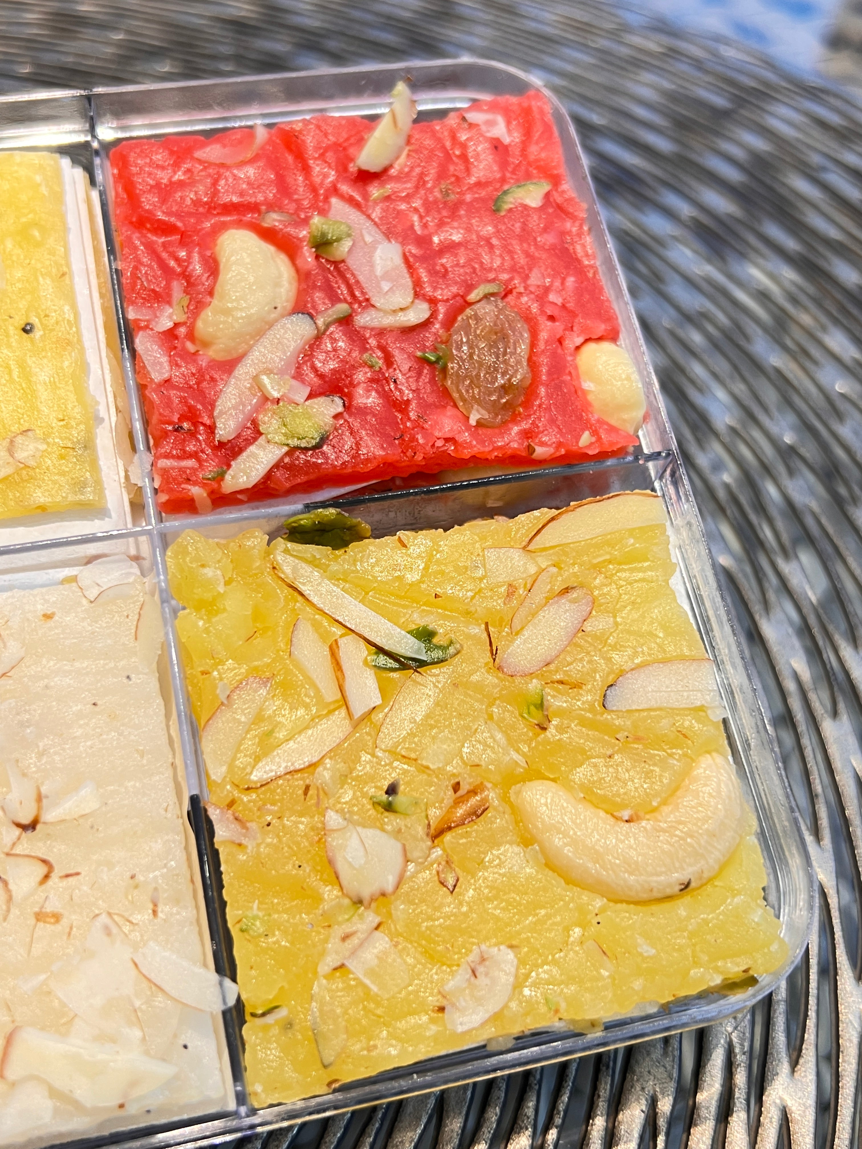 Assorted Ice Halva - (Bombay White, Bombay Yellow, Pineapple, Maharaja) -250g