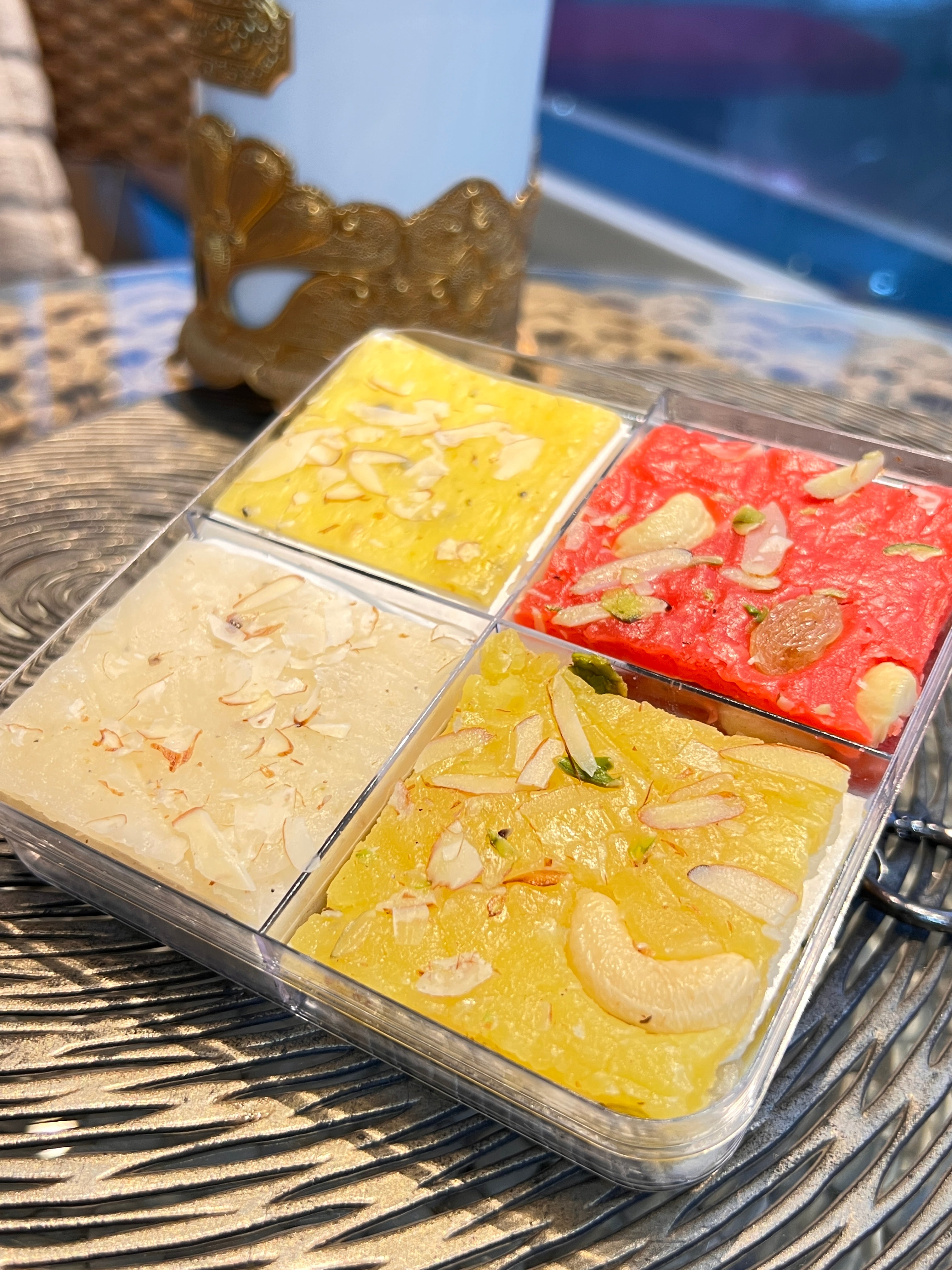 Assorted Ice Halva - (Bombay White, Bombay Yellow, Pineapple, Maharaja) -250g