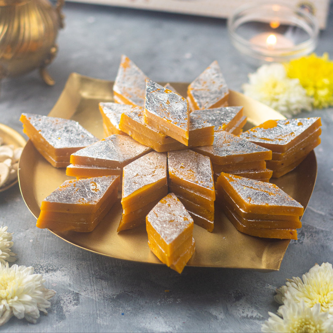 Kesar Kaju Katli