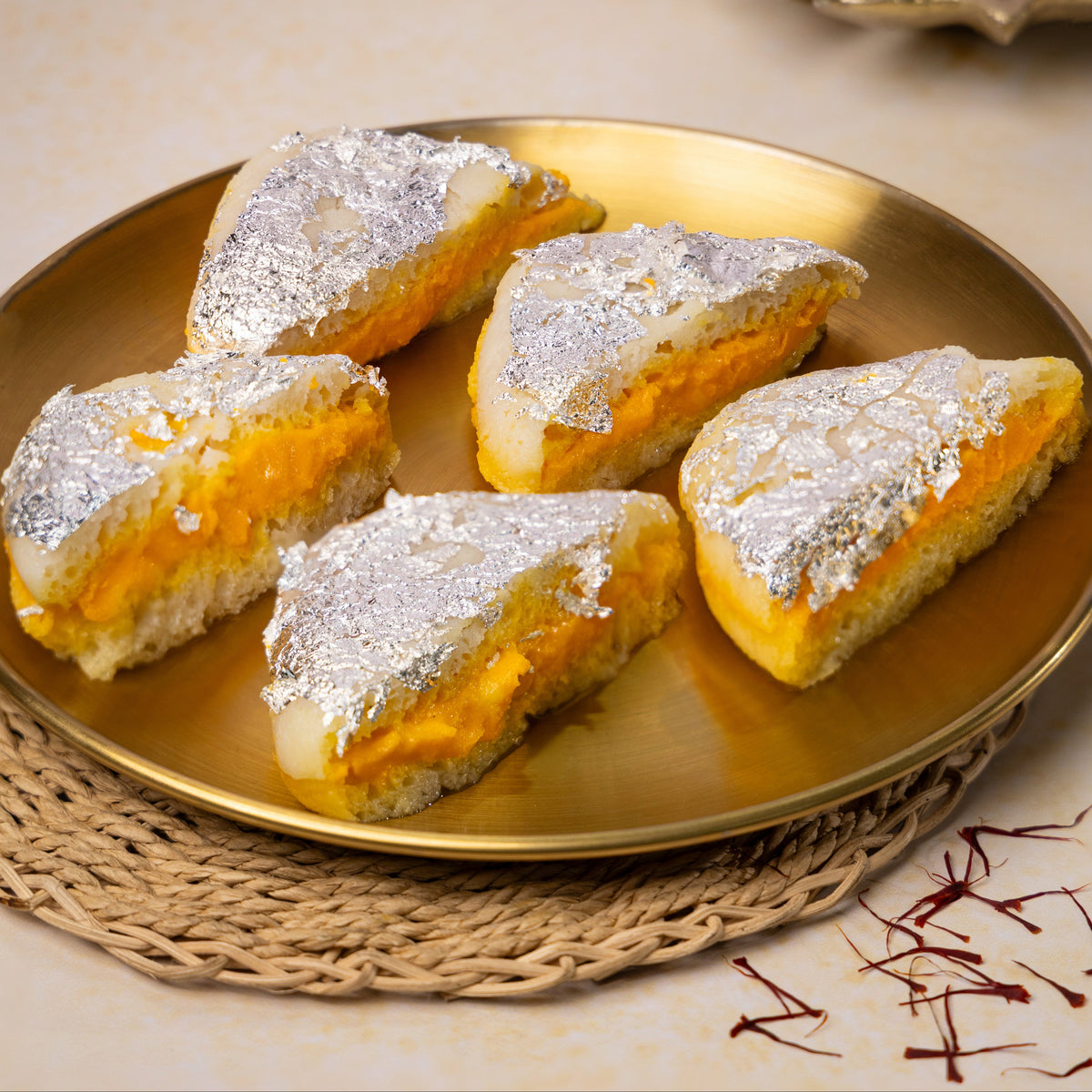 Kesar Malai Sandwich