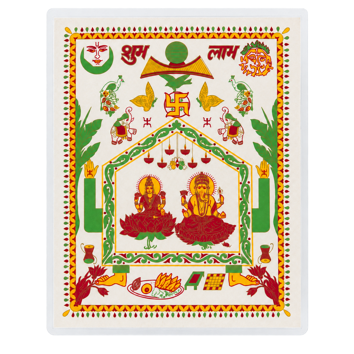 Auspicious Lakshmi Ji Panna for Diwali Poojan