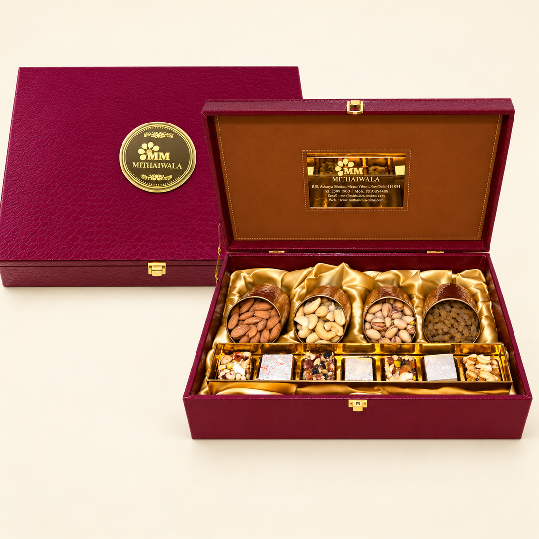 Burgundy Gift Chest