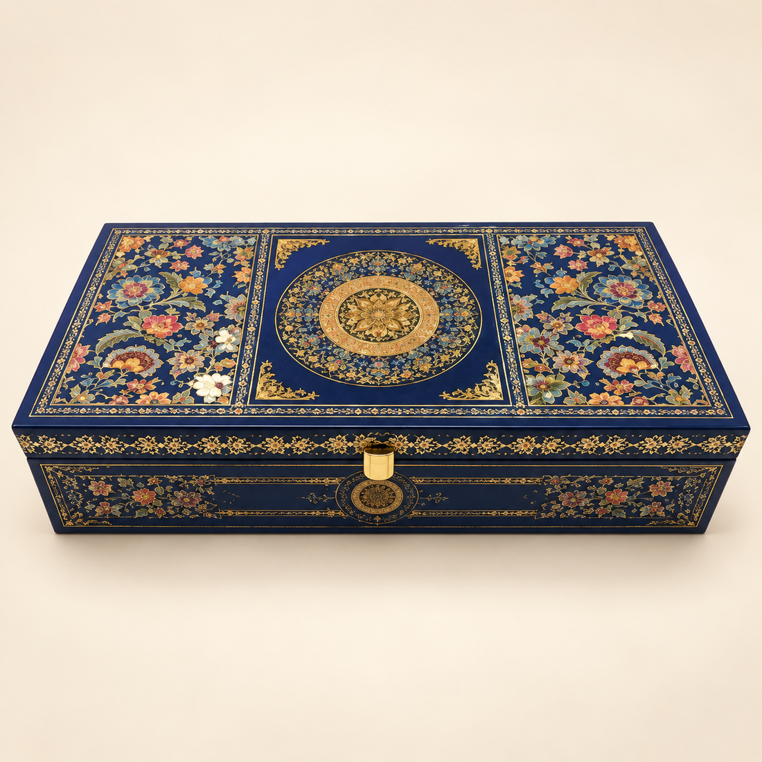 Ornate Navy Gift Chest