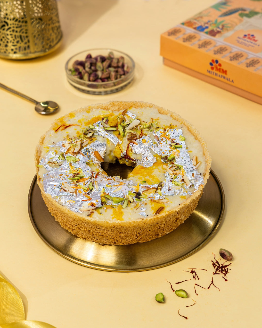 Kadhai Rabdi Malai Ghevar