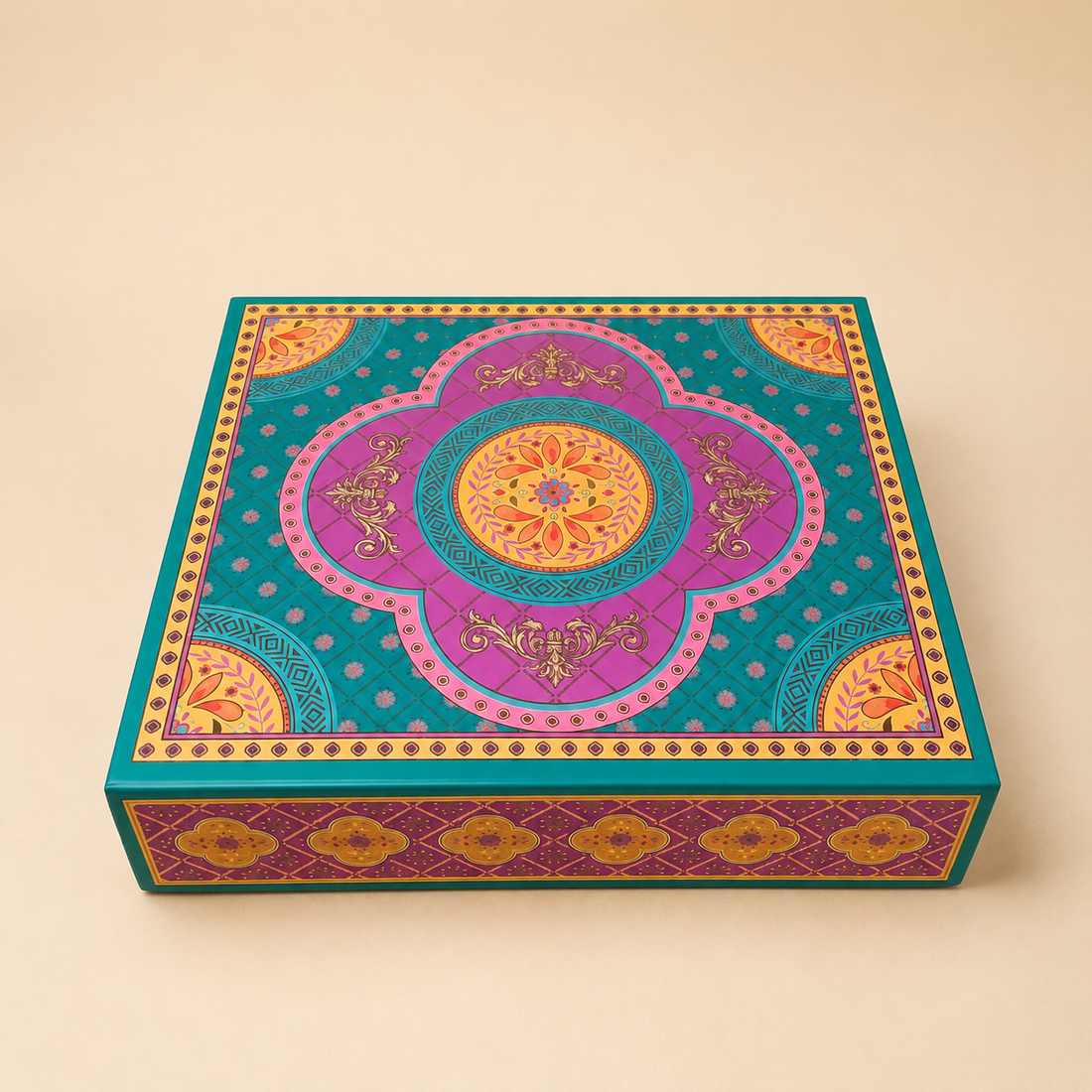 Turquoise Ornamental Gift Box