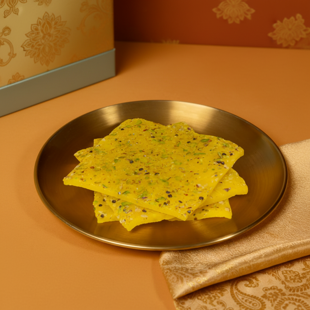 Special Kesar Golden Ice Halwa