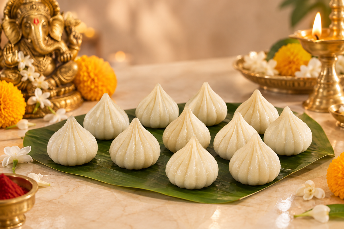 Ukdiche Modak  Traditional Steamed Modak